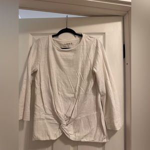 LOFT- white sweatshirt size M